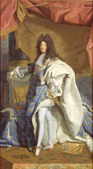 Reproduction du portrait de Louis XIV