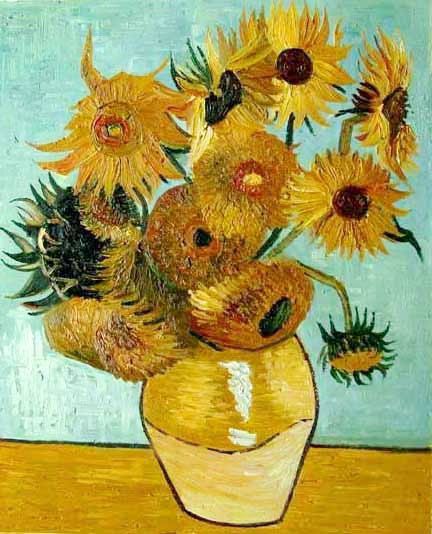 Copie des Tournesols d'après Van Gogh